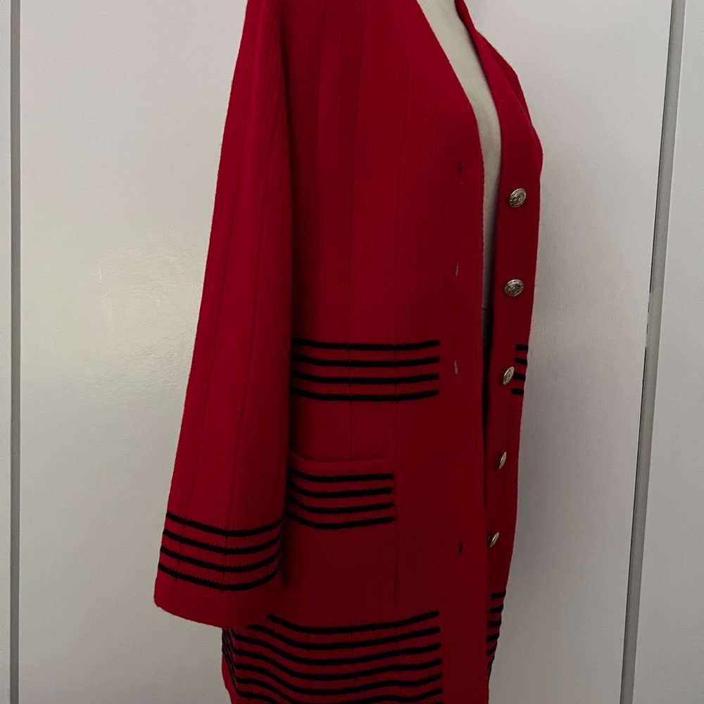 Vintage Cardigan sweater sz M - Picture 4 of 5